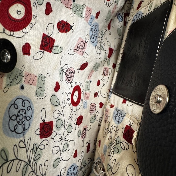 Brighton women’s straw handbag with charms, leather trim - Picture 10 of 11